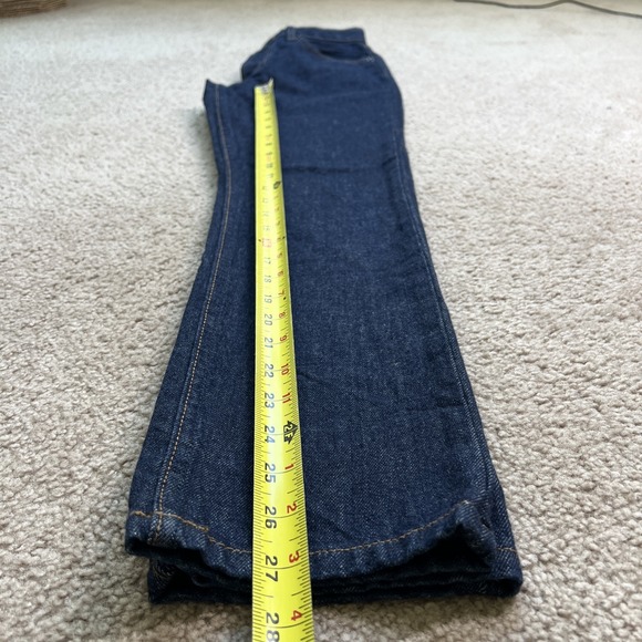 Reformation Womens 24 Winona Mid Slim Blue Jean Dark Wash - Picture 9 of 11